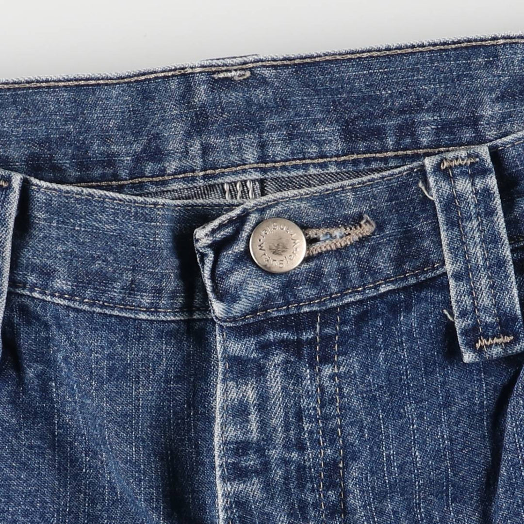 00'S Wrangler CARPENTER Denim Painter Shorts, Men's, W35 equivalent cotton blue type Vintage Second Hand