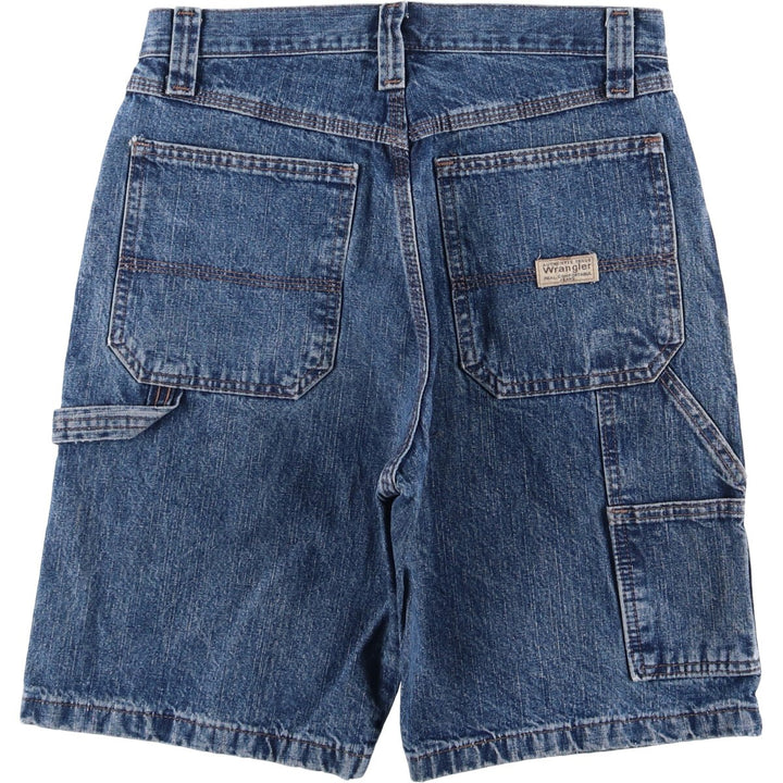 2000'S Wrangler Denim Painter Shorts, Men's, Size W31 cotton blue type Vintage Second Hand