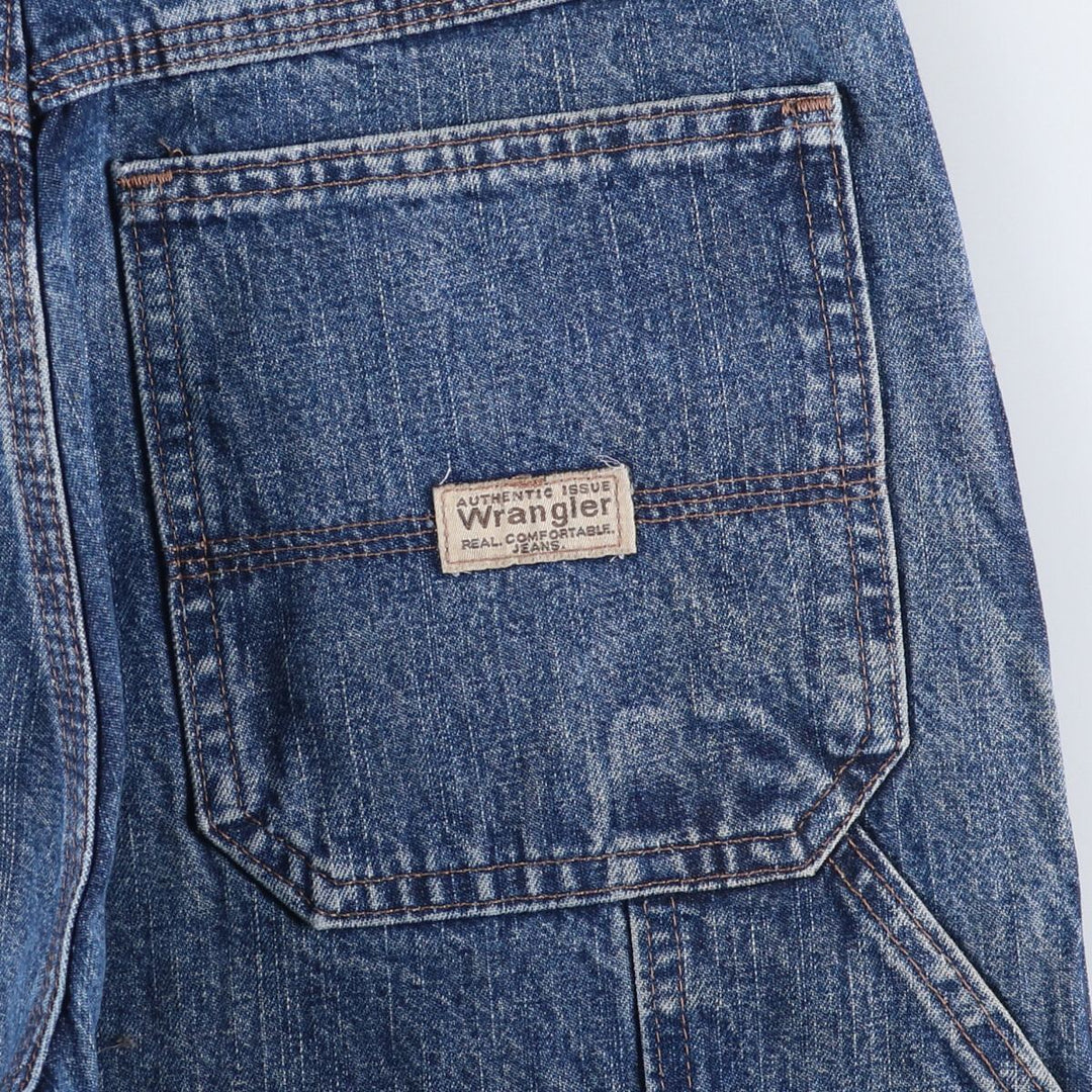 2000'S Wrangler Denim Painter Shorts, Men's, Size W31 cotton blue type Vintage Second Hand