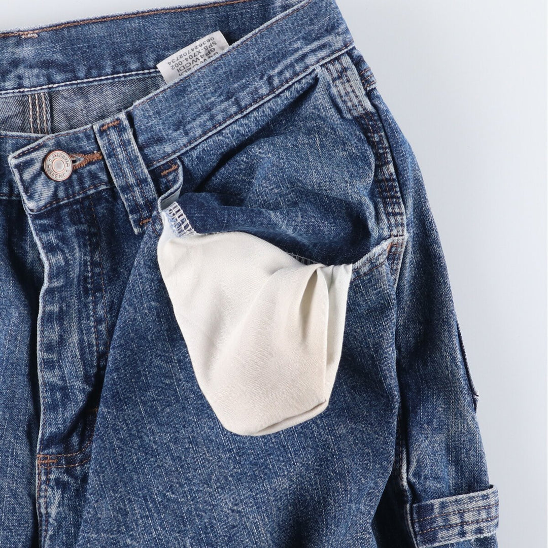 2000'S Wrangler Denim Painter Shorts, Men's, Size W31 cotton blue type Vintage Second Hand
