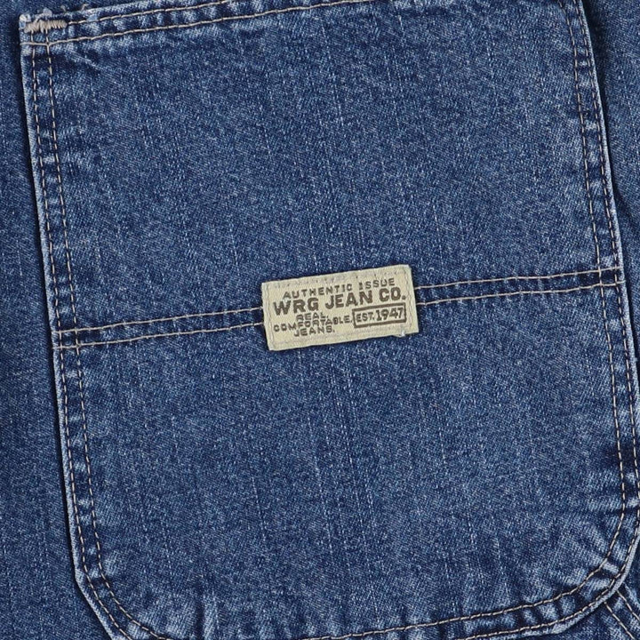 WRG JEAN CO Denim Painter Shorts, Men's, Size W34 cotton navy blue type Vintage Second Hand