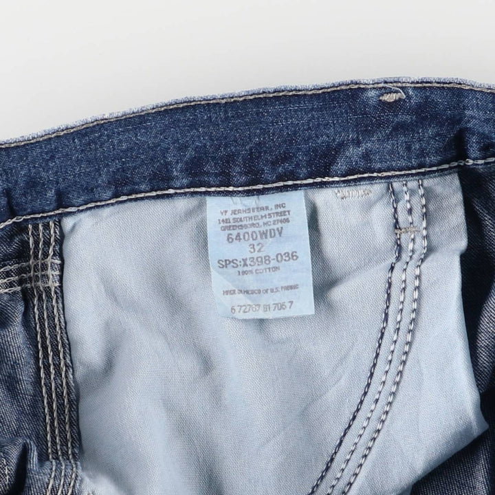 WRG JEAN CO Denim Painter Shorts, Men's, Size W34 cotton navy blue type Vintage Second Hand