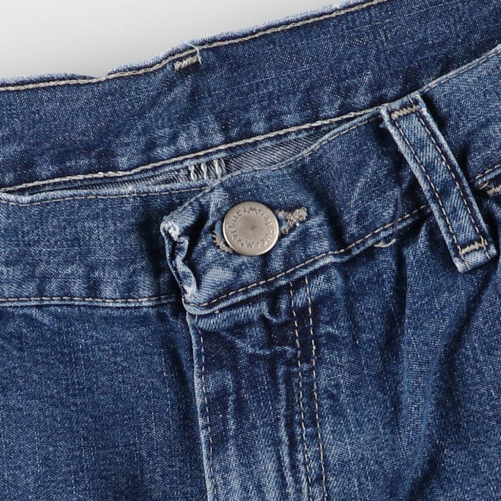 WRG JEAN CO Denim Painter Shorts, Men's, Size W34 cotton navy blue type Vintage Second Hand