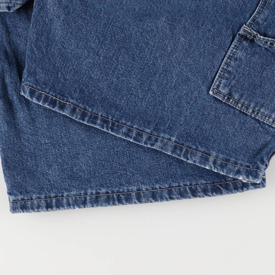 WRG JEAN CO Denim Painter Shorts, Men's, Size W34 cotton navy blue type Vintage Second Hand