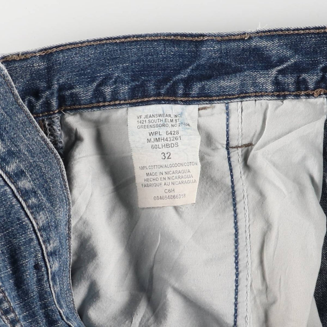 WRG JEAN CO Men's Denim Cargo Shorts, Size W34 cotton navy blue type Vintage Second Hand