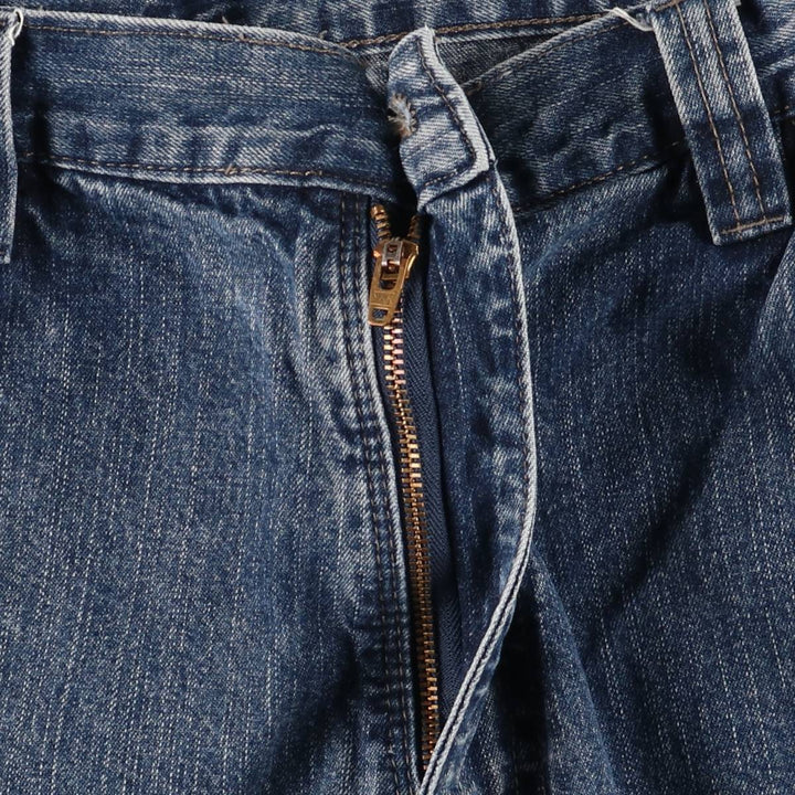 WRG JEAN CO Men's Denim Cargo Shorts, Size W34 cotton navy blue type Vintage Second Hand