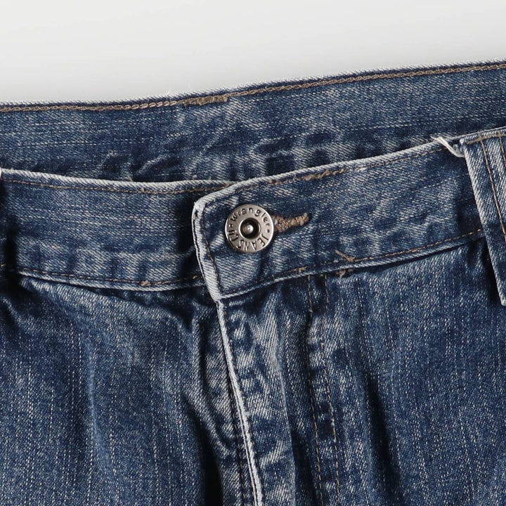 WRG JEAN CO Men's Denim Cargo Shorts, Size W34 cotton navy blue type Vintage Second Hand