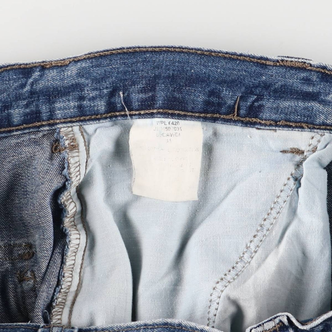 Men's denim cargo shorts, size W36 unclear navy blue type Vintage Second Hand