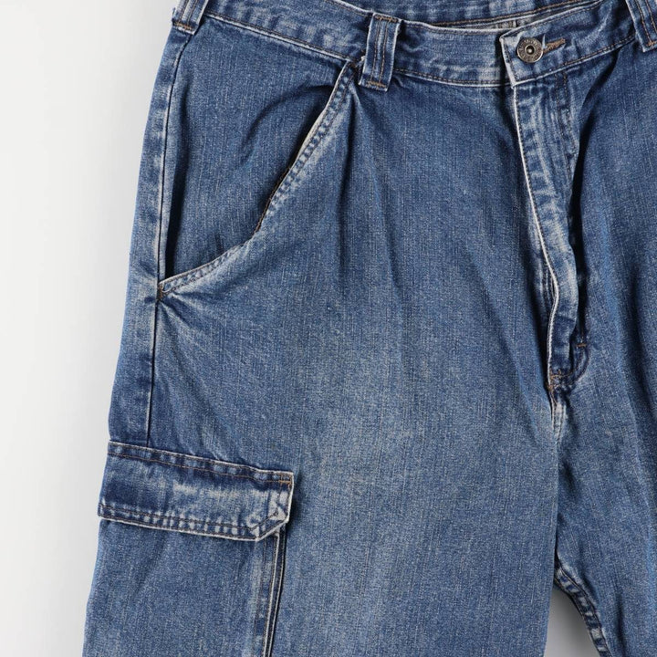 Men's denim cargo shorts, size W36 unclear navy blue type Vintage Second Hand