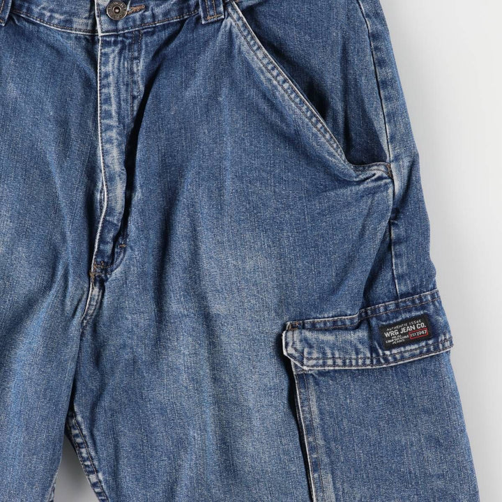 Men's denim cargo shorts, size W36 unclear navy blue type Vintage Second Hand