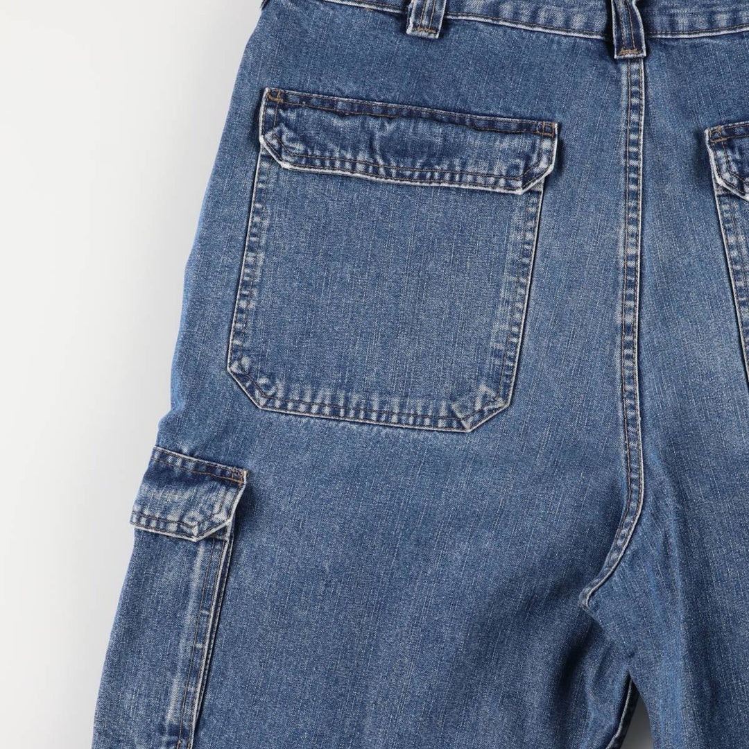 Men's denim cargo shorts, size W36 unclear navy blue type Vintage Second Hand