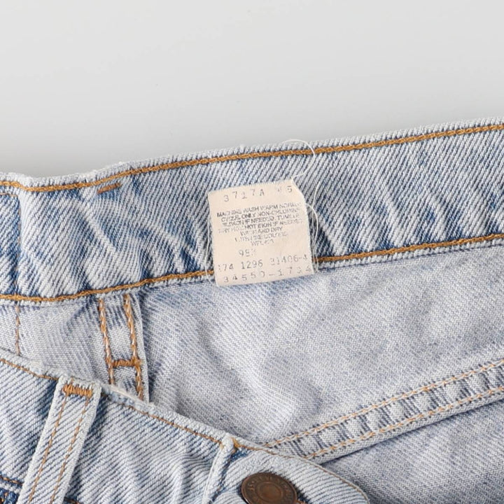 Levi's 550 Relaxed Fit Denim Shorts with Orange Tab, Men's Size 32 cotton Blue type light blue Vintage Second Hand