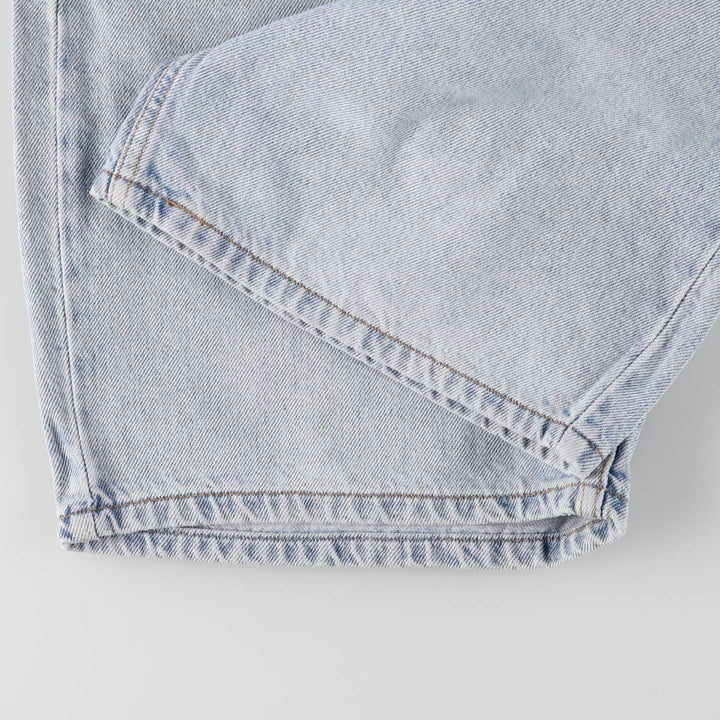 Levi's 550 Relaxed Fit Denim Shorts with Orange Tab, Men's Size 32 cotton Blue type light blue Vintage Second Hand