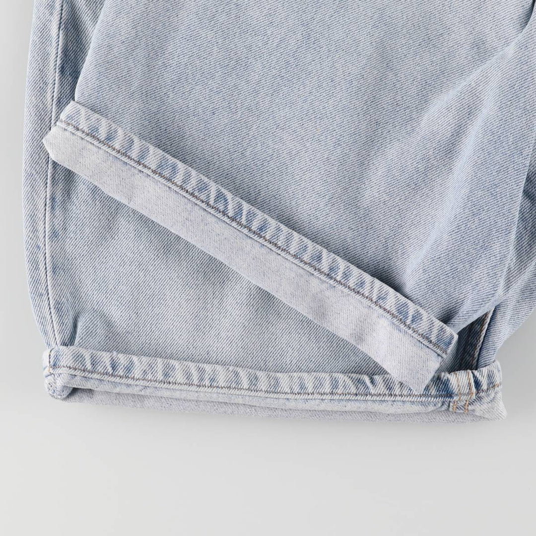 Levi's 550 Relaxed Fit Denim Shorts with Orange Tab, Men's Size 32 cotton Blue type light blue Vintage Second Hand