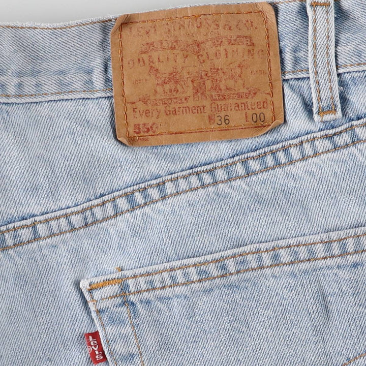 Levi's 550 Relaxed Fit Denim Shorts, Made in Canada, Men's Size W37 cotton blue type Vintage Second Hand