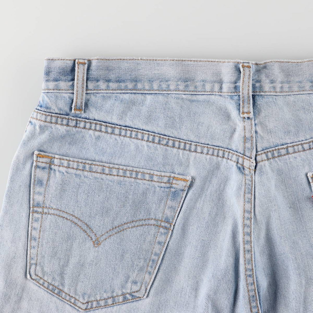 Levi's 550 Relaxed Fit Denim Shorts, Made in Canada, Men's Size W37 cotton blue type Vintage Second Hand