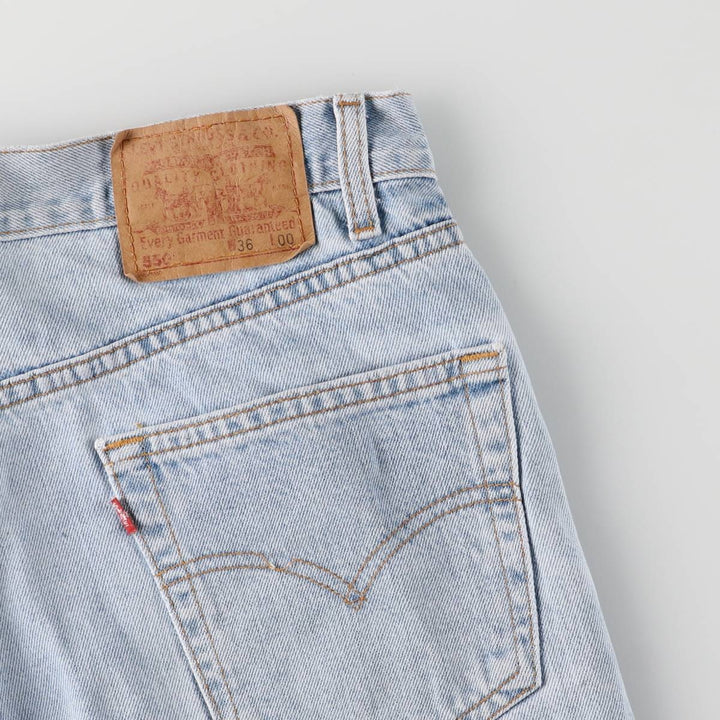 Levi's 550 Relaxed Fit Denim Shorts, Made in Canada, Men's Size W37 cotton blue type Vintage Second Hand