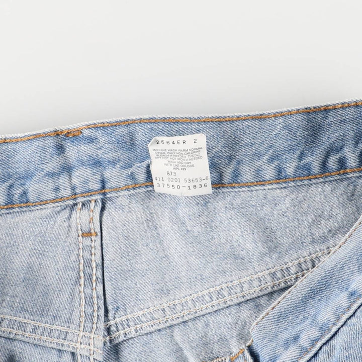 Levi's 550 Relaxed Fit Denim Shorts, Men's Size W33 cotton Blue type light blue Vintage Second Hand