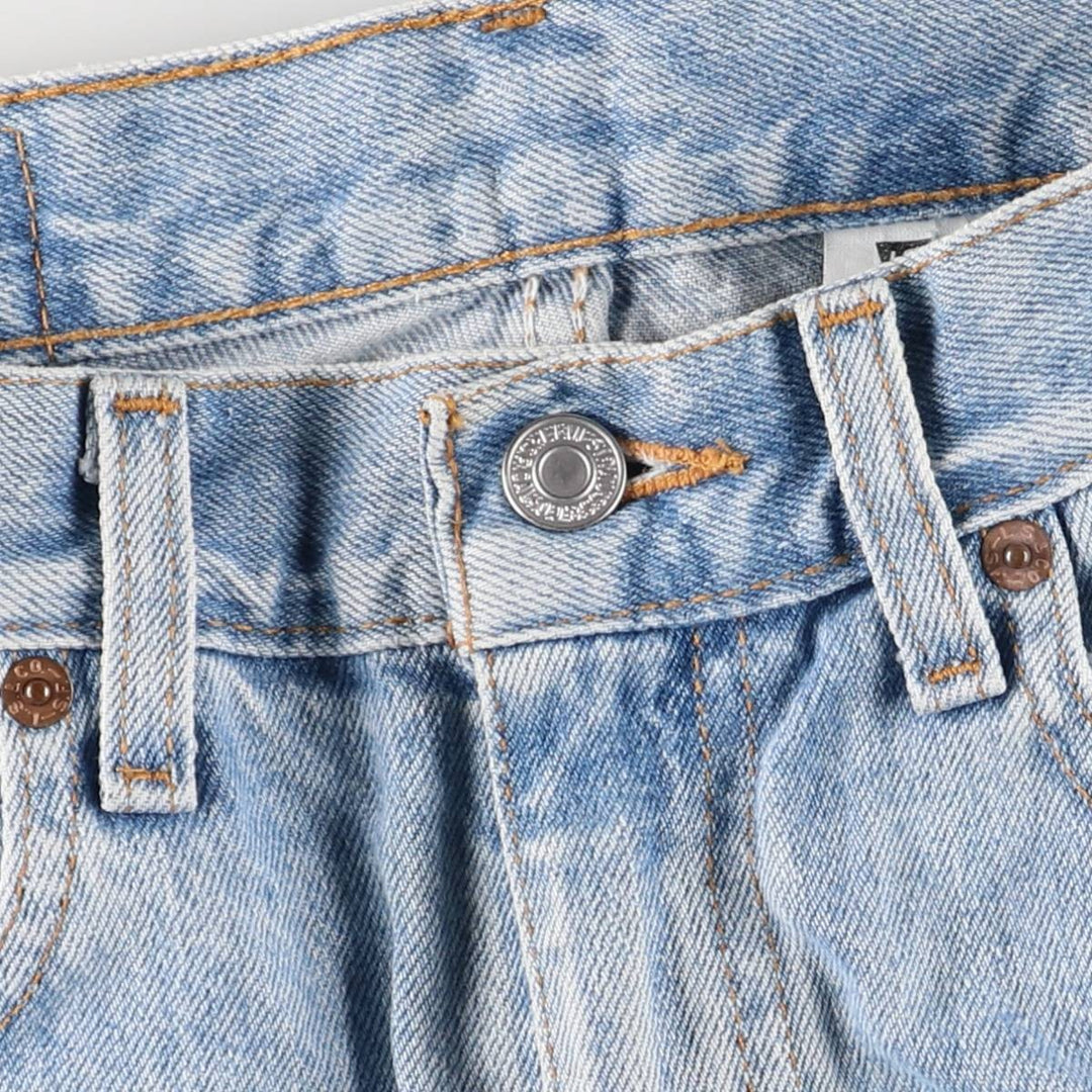 Levi's 550 Relaxed Fit Denim Shorts, Men's Size W33 cotton Blue type light blue Vintage Second Hand
