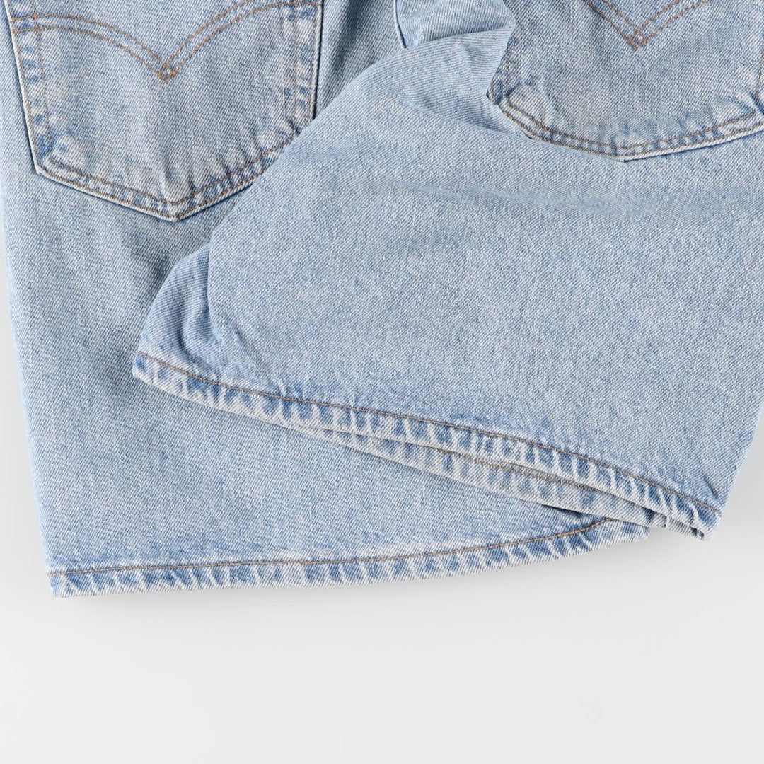 Levi's 550 Relaxed Fit Denim Shorts, Men's Size W33 cotton Blue type light blue Vintage Second Hand