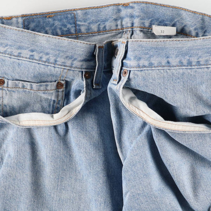 Levi's 550 Relaxed Fit Denim Shorts, Men's Size W33 cotton Blue type light blue Vintage Second Hand