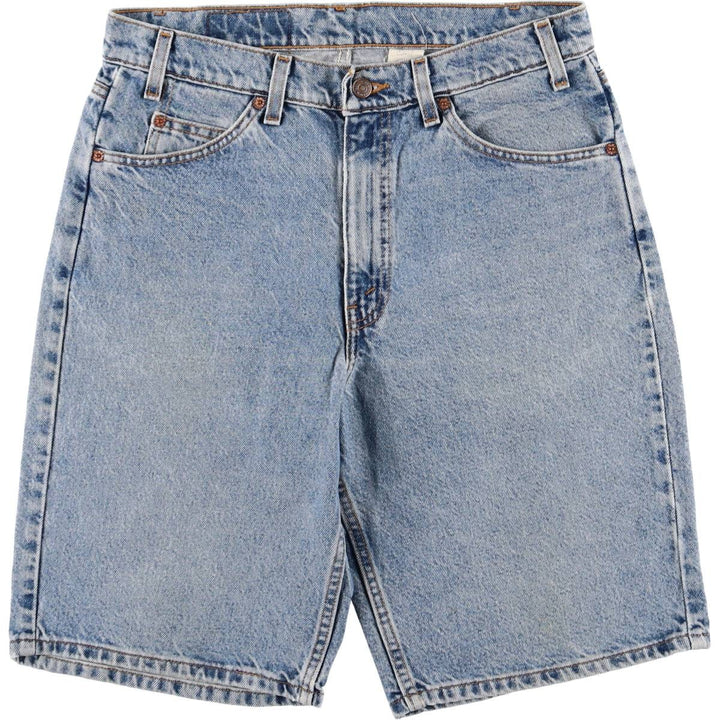 Levi's 550 Relaxed Fit Denim Shorts with Orange Tab, Men's Size 33 unclear blue type Vintage Second Hand