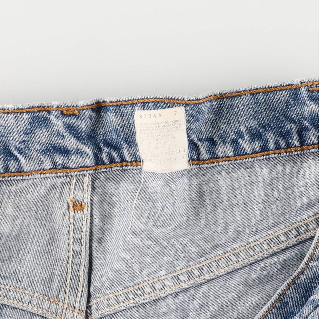 Levi's 550 Relaxed Fit Denim Shorts with Orange Tab, Men's Size 33 unclear blue type Vintage Second Hand