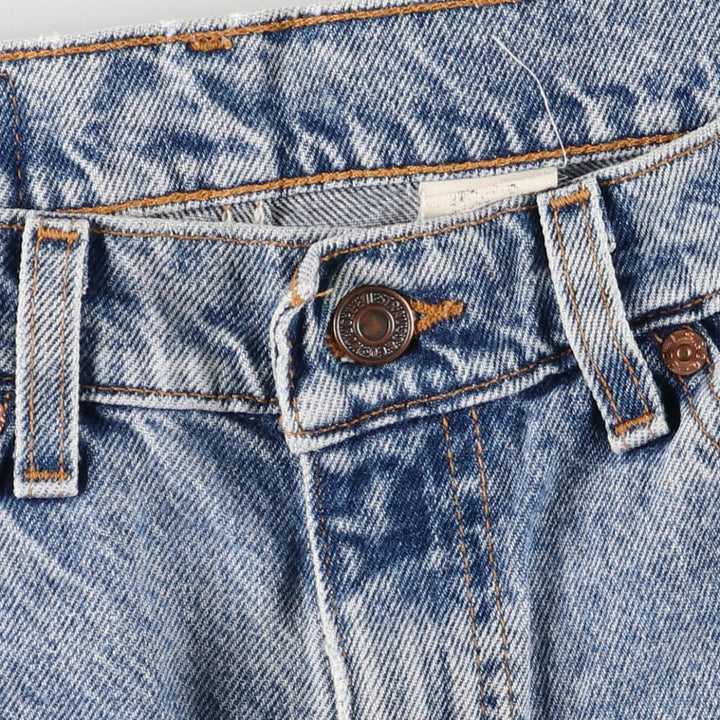 Levi's 550 Relaxed Fit Denim Shorts with Orange Tab, Men's Size 33 unclear blue type Vintage Second Hand