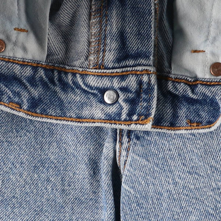 Levi's 550 Relaxed Fit Denim Shorts with Orange Tab, Men's Size 33 unclear blue type Vintage Second Hand