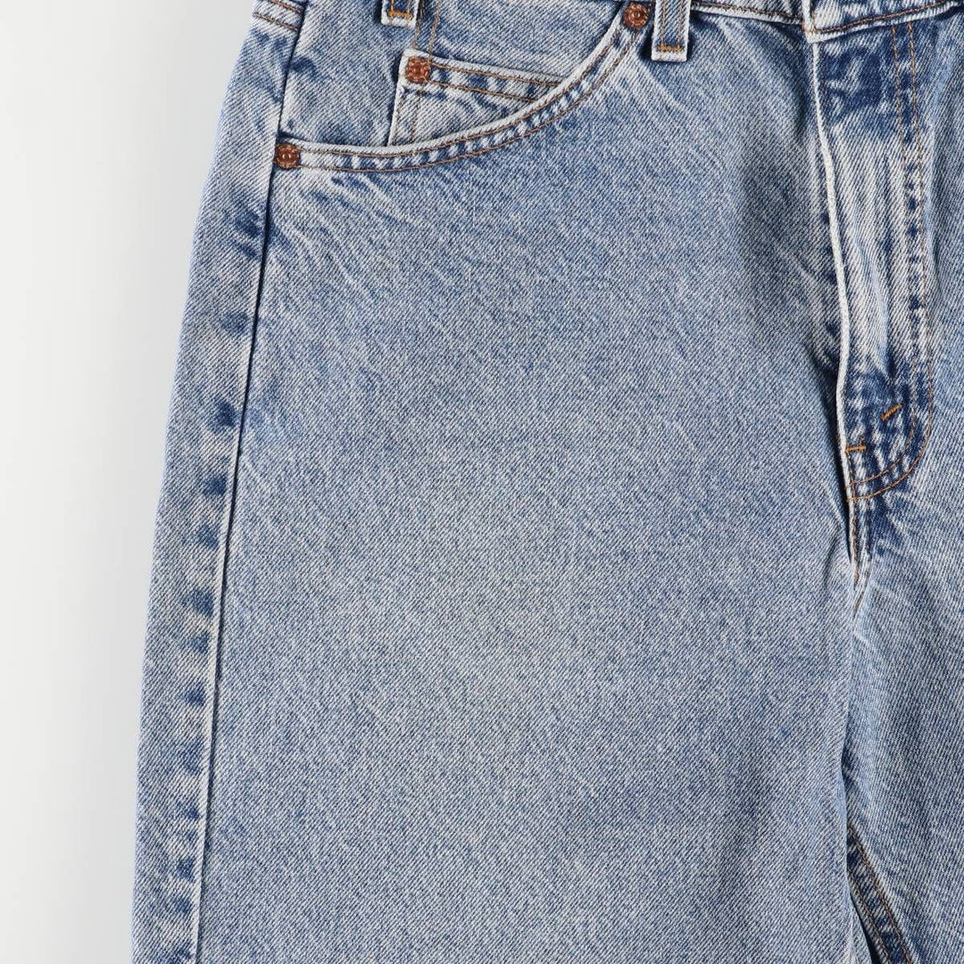 Levi's 550 Relaxed Fit Denim Shorts with Orange Tab, Men's Size 33 unclear blue type Vintage Second Hand