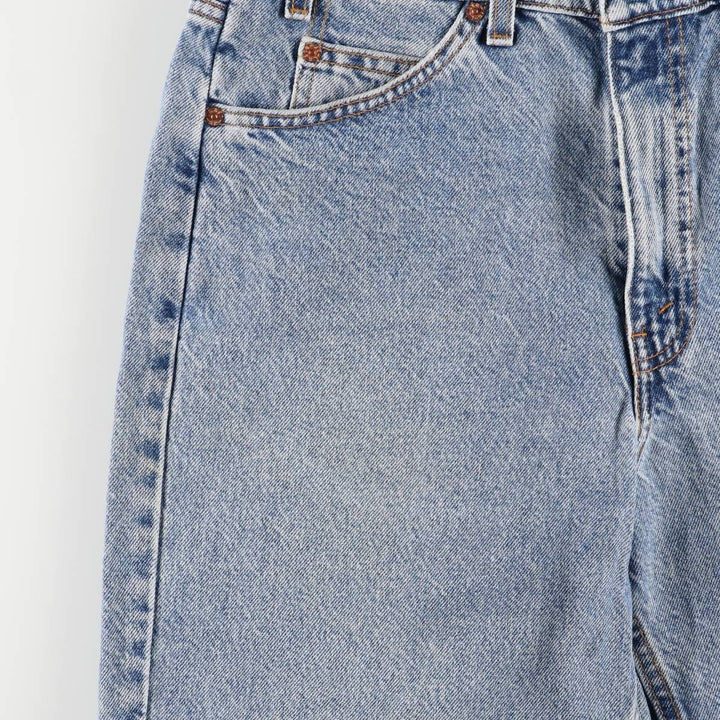 Levi's 550 Relaxed Fit Denim Shorts with Orange Tab, Men's Size 33 unclear blue type Vintage Second Hand