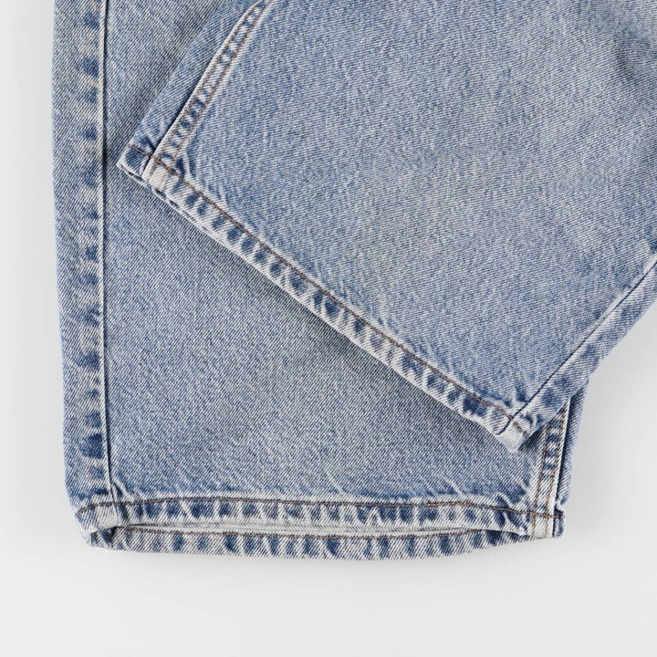 Levi's 550 Relaxed Fit Denim Shorts with Orange Tab, Men's Size 33 unclear blue type Vintage Second Hand