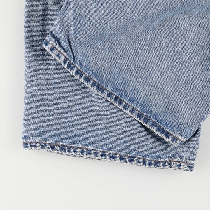Levi's 550 Relaxed Fit Denim Shorts with Orange Tab, Men's Size 33 unclear blue type Vintage Second Hand