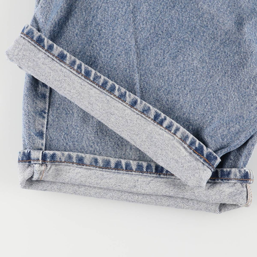 Levi's 550 Relaxed Fit Denim Shorts with Orange Tab, Men's Size 33 unclear blue type Vintage Second Hand