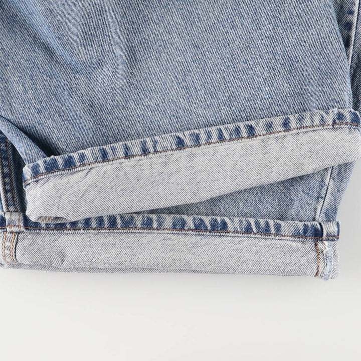 Levi's 550 Relaxed Fit Denim Shorts with Orange Tab, Men's Size 33 unclear blue type Vintage Second Hand