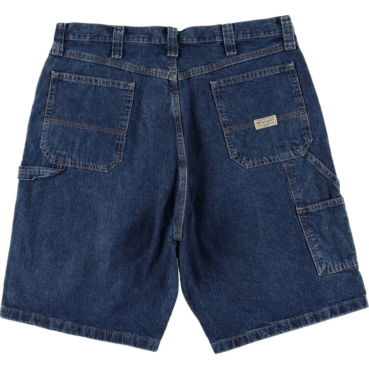 2000'S Wrangler Carpenter Denim Painter Shorts, Men's, Size W37 cotton blue type Vintage Second Hand