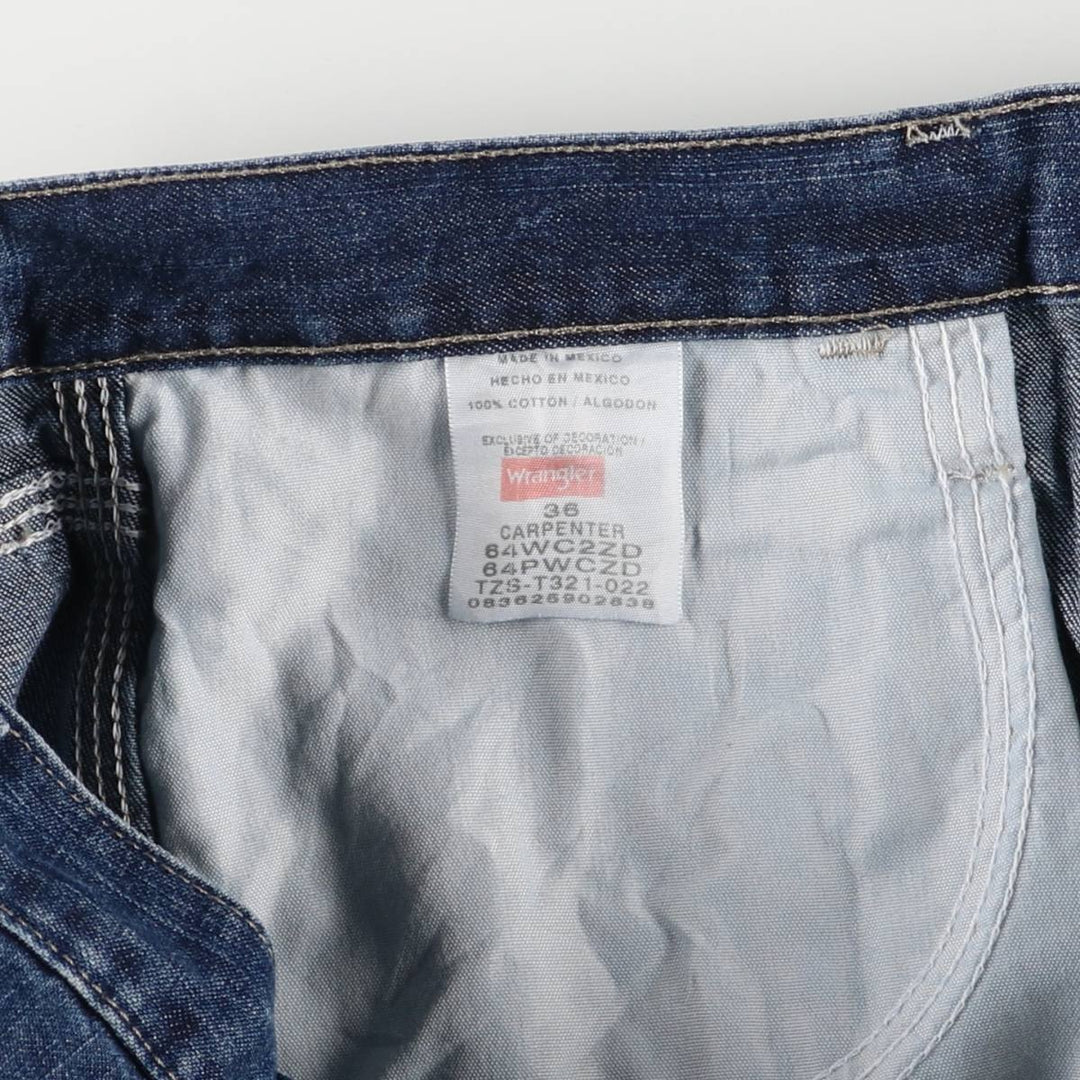 2000'S Wrangler Carpenter Denim Painter Shorts, Men's, Size W37 cotton blue type Vintage Second Hand