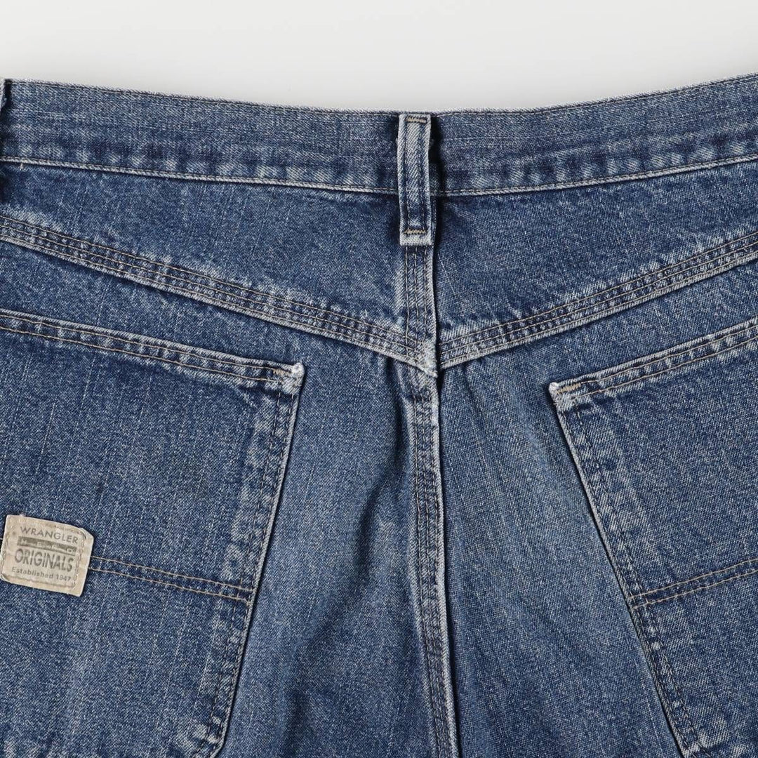 Wrangler Denim Painter Shorts, Men's, W34 equivalent cotton navy blue type Vintage Second Hand