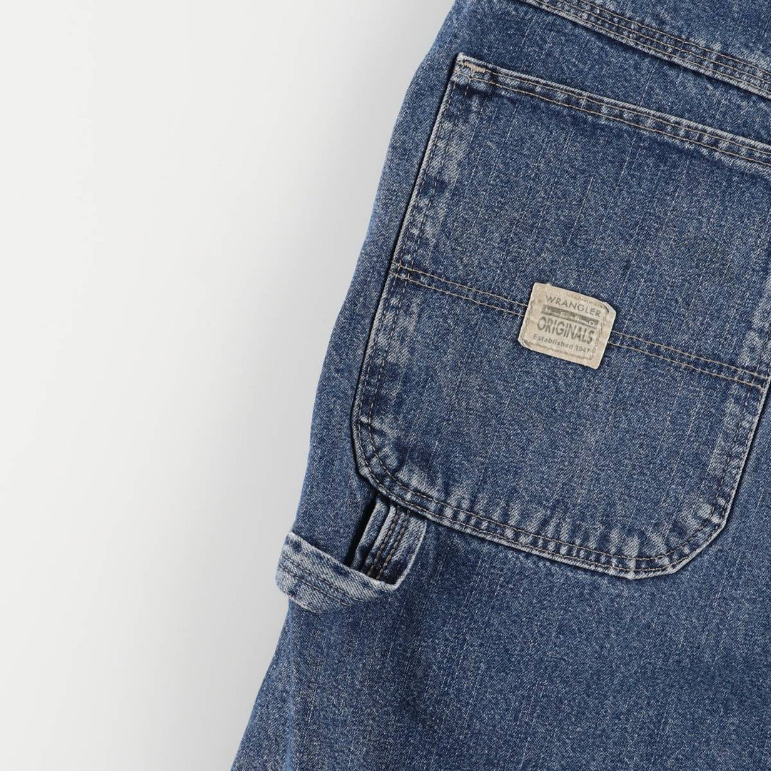 Wrangler Denim Painter Shorts, Men's, W34 equivalent cotton navy blue type Vintage Second Hand