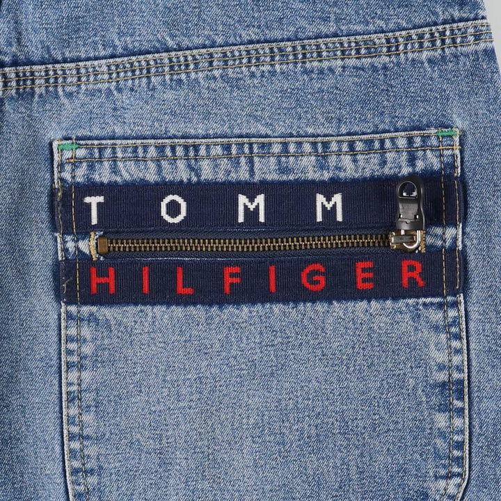 Vintage 90'S Tommy Hilfiger denim painter shorts, men's size W35. cotton navy blue type Vintage Second Hand