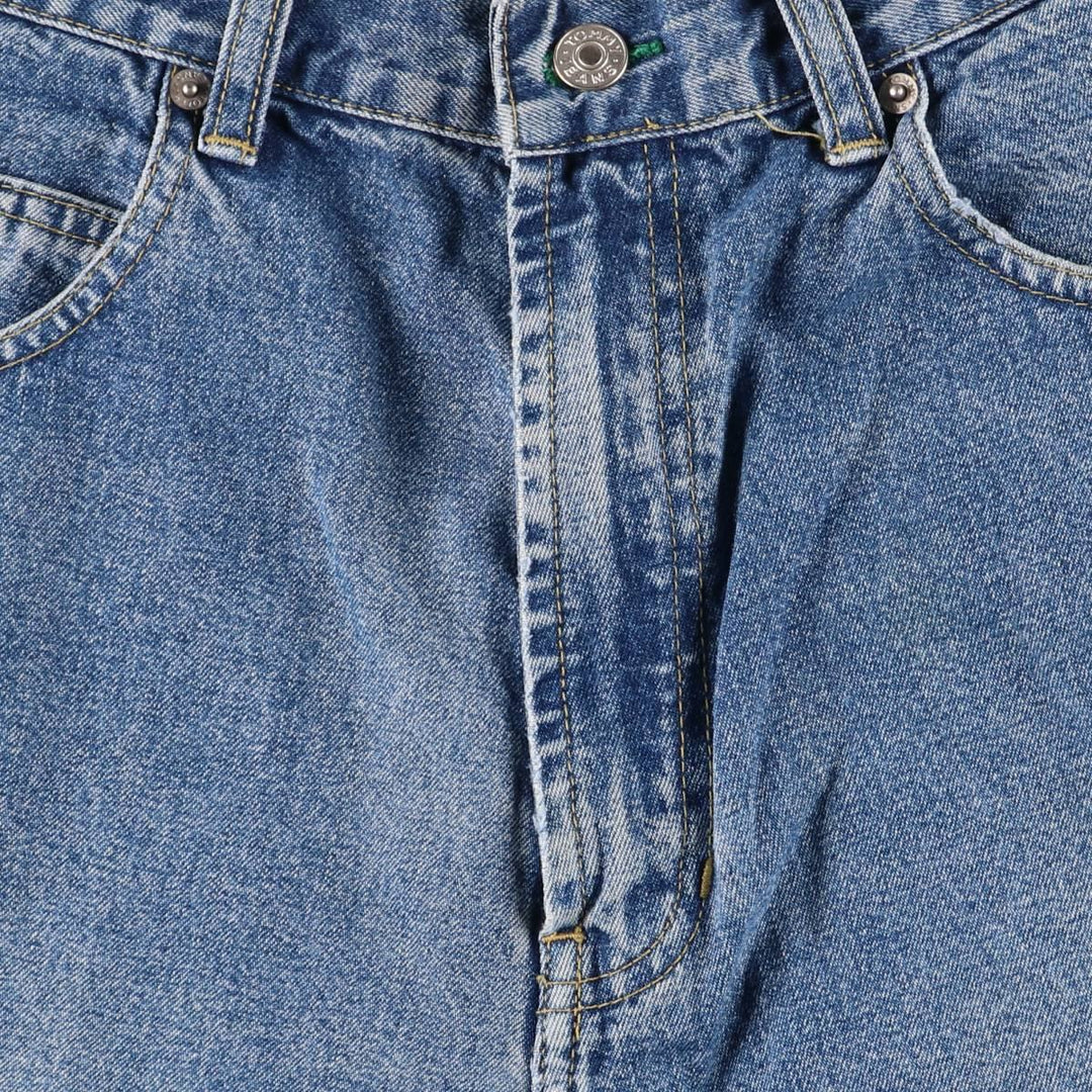 Vintage 90'S Tommy Hilfiger denim painter shorts, men's size W35. cotton navy blue type Vintage Second Hand