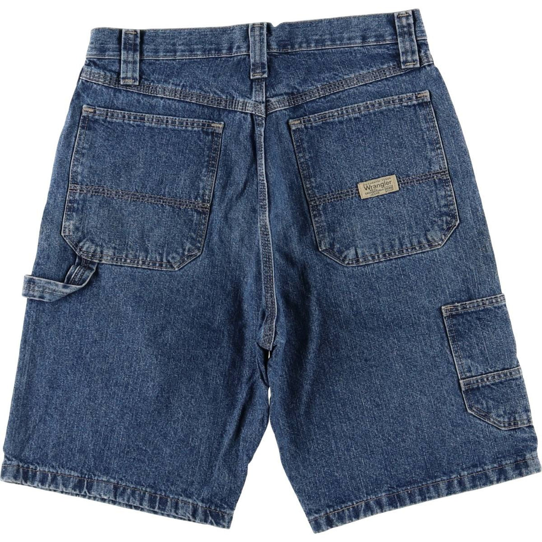Wrangler HERO Denim Painter Shorts, Men's, Size W31 cotton navy blue type Vintage Second Hand