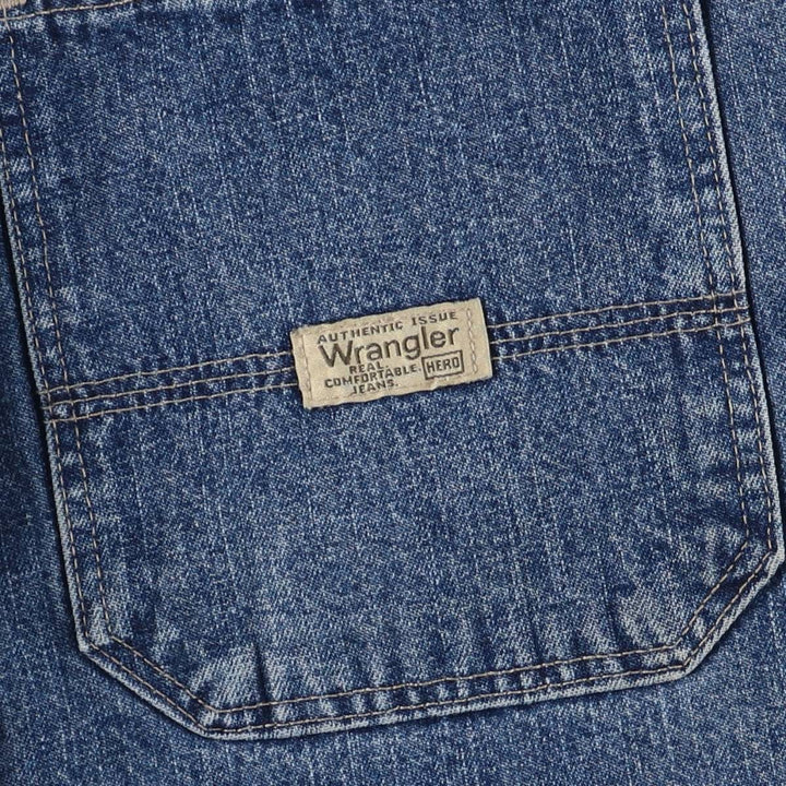 Wrangler HERO Denim Painter Shorts, Men's, Size W31 cotton navy blue type Vintage Second Hand
