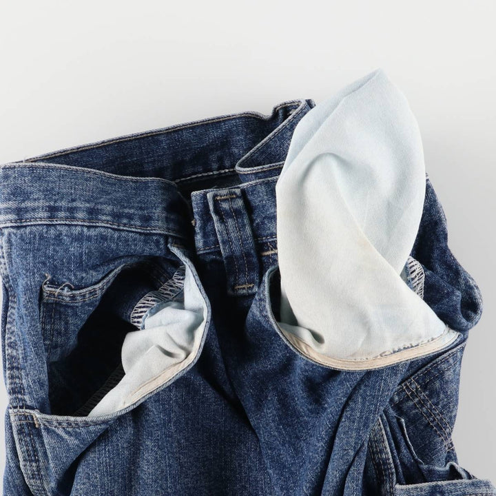 Wrangler HERO Denim Painter Shorts, Men's, Size W31 cotton navy blue type Vintage Second Hand