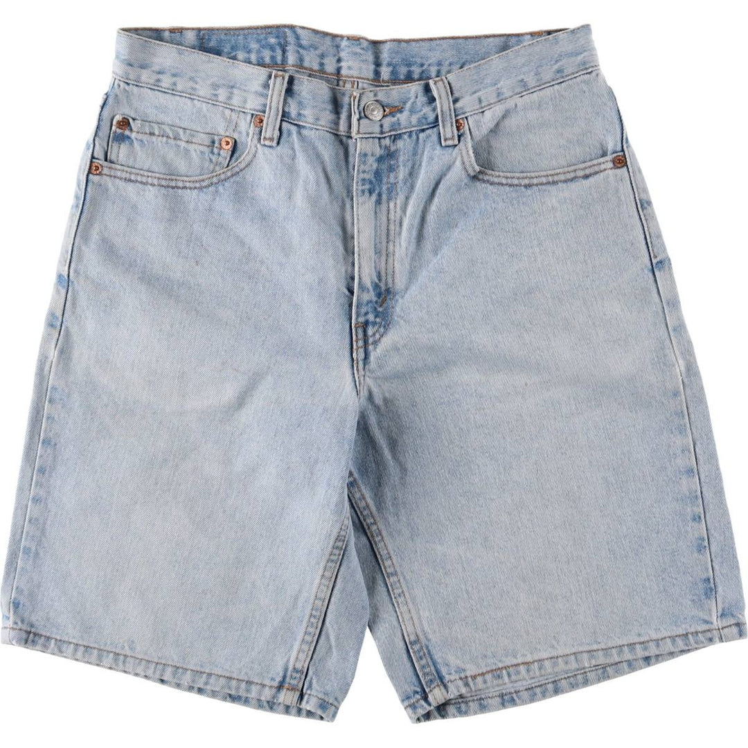 Levi's 550 Relaxed Fit Denim Shorts, Men's Size 33 (approx.) cotton navy blue type Vintage Second Hand