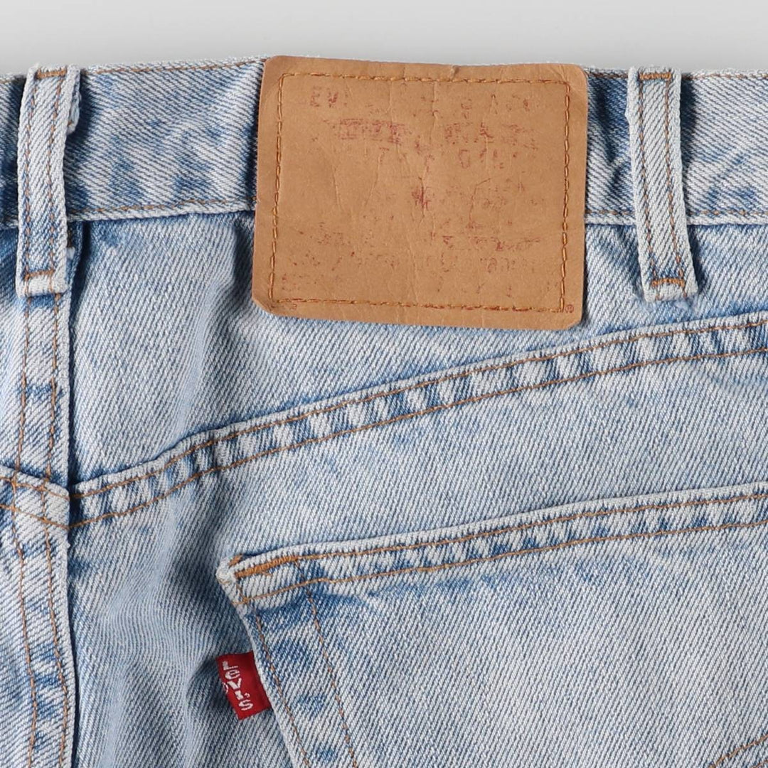 Levi's 550 Relaxed Fit Denim Shorts, Men's Size 33 (approx.) cotton navy blue type Vintage Second Hand