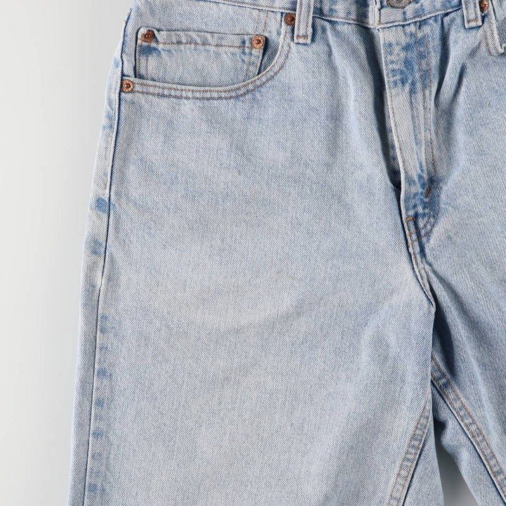 Levi's 550 Relaxed Fit Denim Shorts, Men's Size 33 (approx.) cotton navy blue type Vintage Second Hand