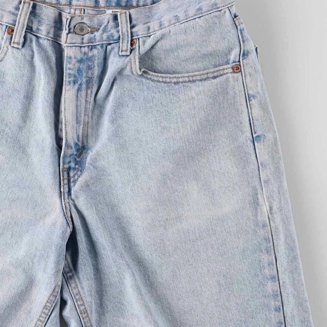 Levi's 550 Relaxed Fit Denim Shorts, Men's Size 33 (approx.) cotton navy blue type Vintage Second Hand