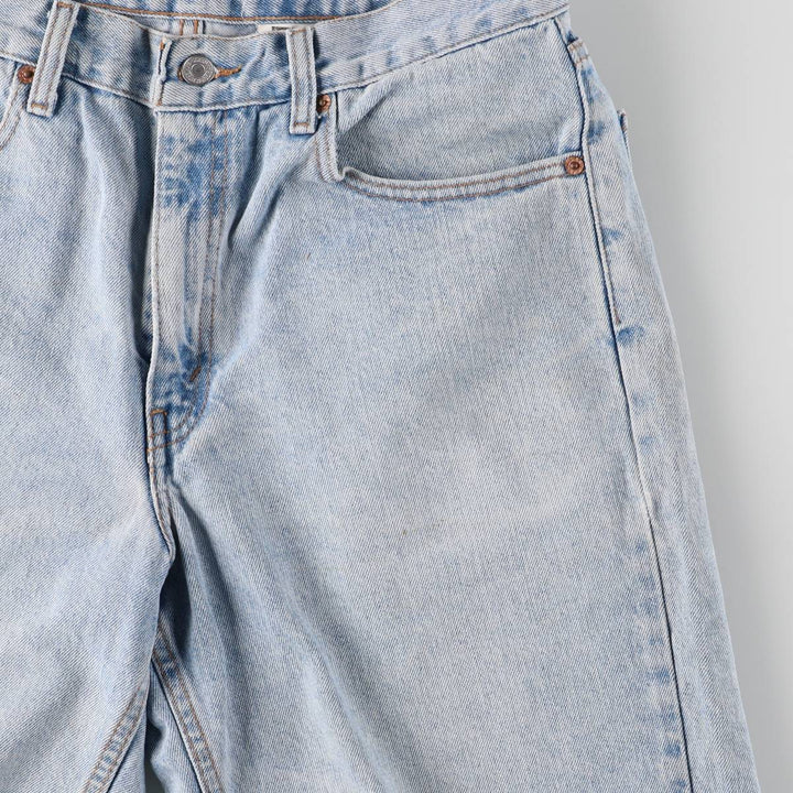 Levi's 550 Relaxed Fit Denim Shorts, Men's Size 33 (approx.) cotton navy blue type Vintage Second Hand