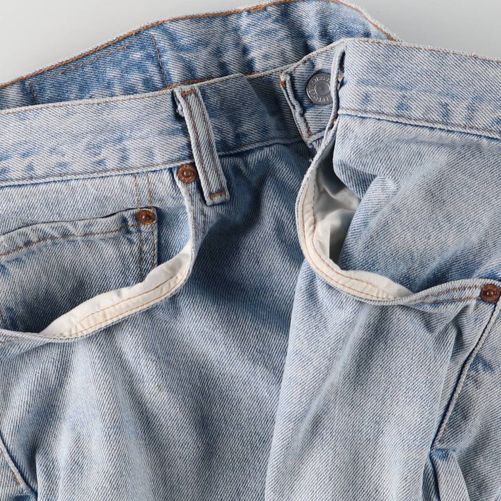 Levi's 550 Relaxed Fit Denim Shorts, Men's Size 33 (approx.) cotton navy blue type Vintage Second Hand